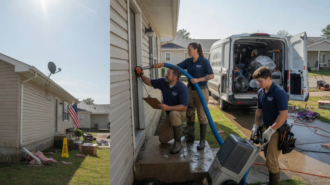 Ceiling Water Damage Restoration in Decatur, AR near me